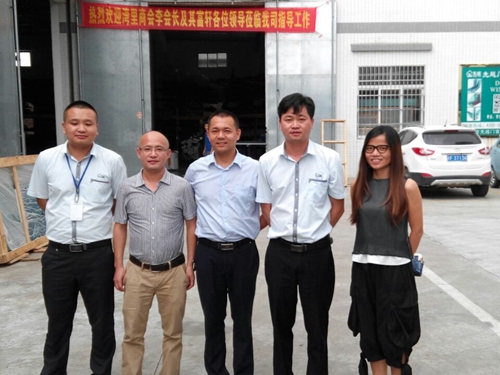 走訪企業,富軒門窗&先越門窗相互交流學習