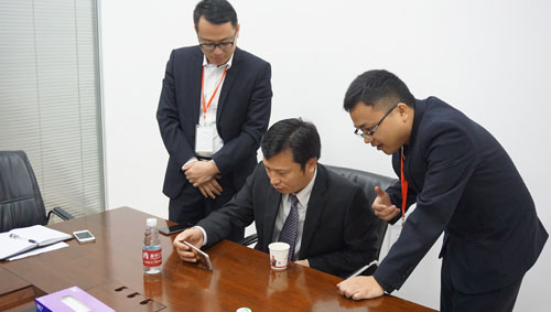 獲益良多！牛商總會執行會長來我公司指導網絡營銷工作