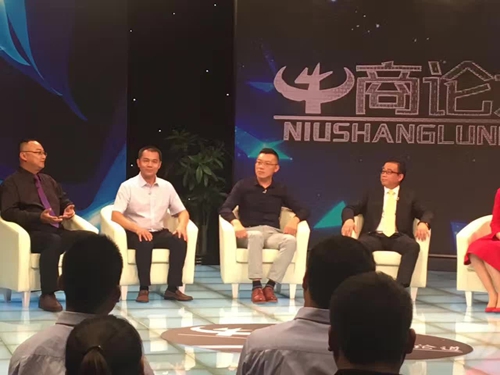 富軒門窗受邀出席CCTV《牛商論道》節目