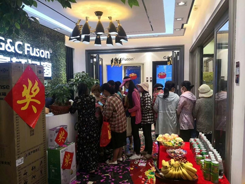 山東萊州富軒門窗店面升級開業，現金紅包送不停