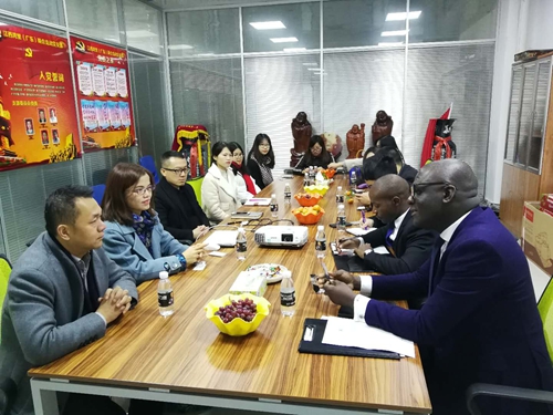 贊比亞共和國駐廣州總領事館副總領事親臨富軒門窗考察并洽談跨國合作計劃