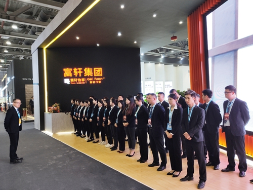 展會快訊|富軒展廳賓客如云,點燃廣州定制家居展!
