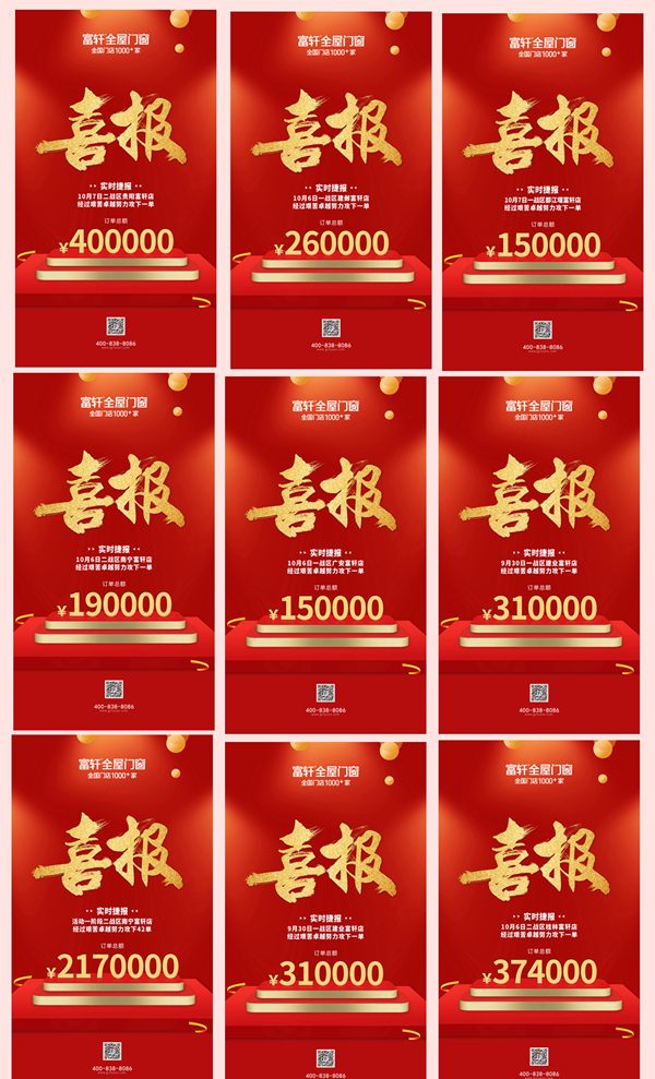 榮耀收官|富軒全屋門窗新品狂歡節，創下1.07億斐然業績！
