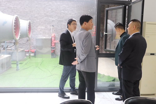 行業交流|南京移門協會會長走訪富軒全屋門窗
