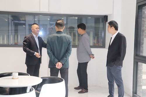 行業交流|南京移門協會會長走訪富軒全屋門窗