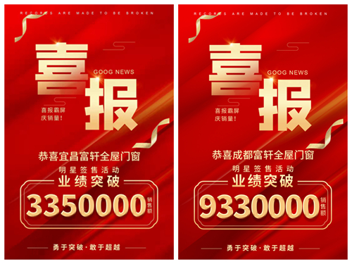 冠軍品質行|宜昌店、成都店業績沖破目標，取得圓滿成功！
