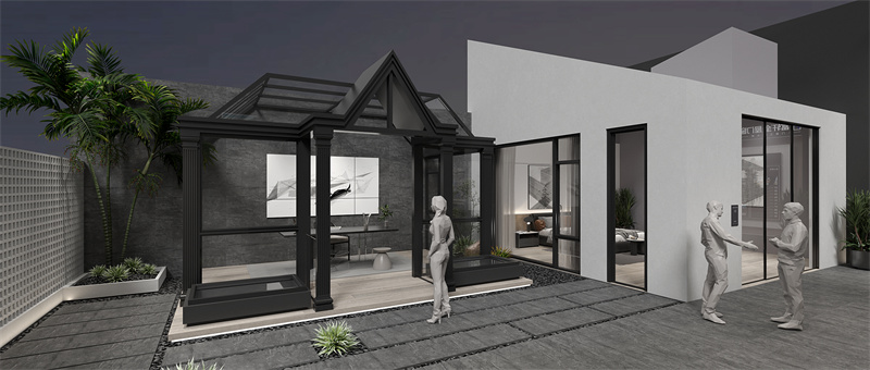 富軒全屋門窗：第25屆廣州中國建博會，展位效果圖揭秘